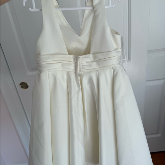 Satin Flower Girl Dress - Picture 2 of 3